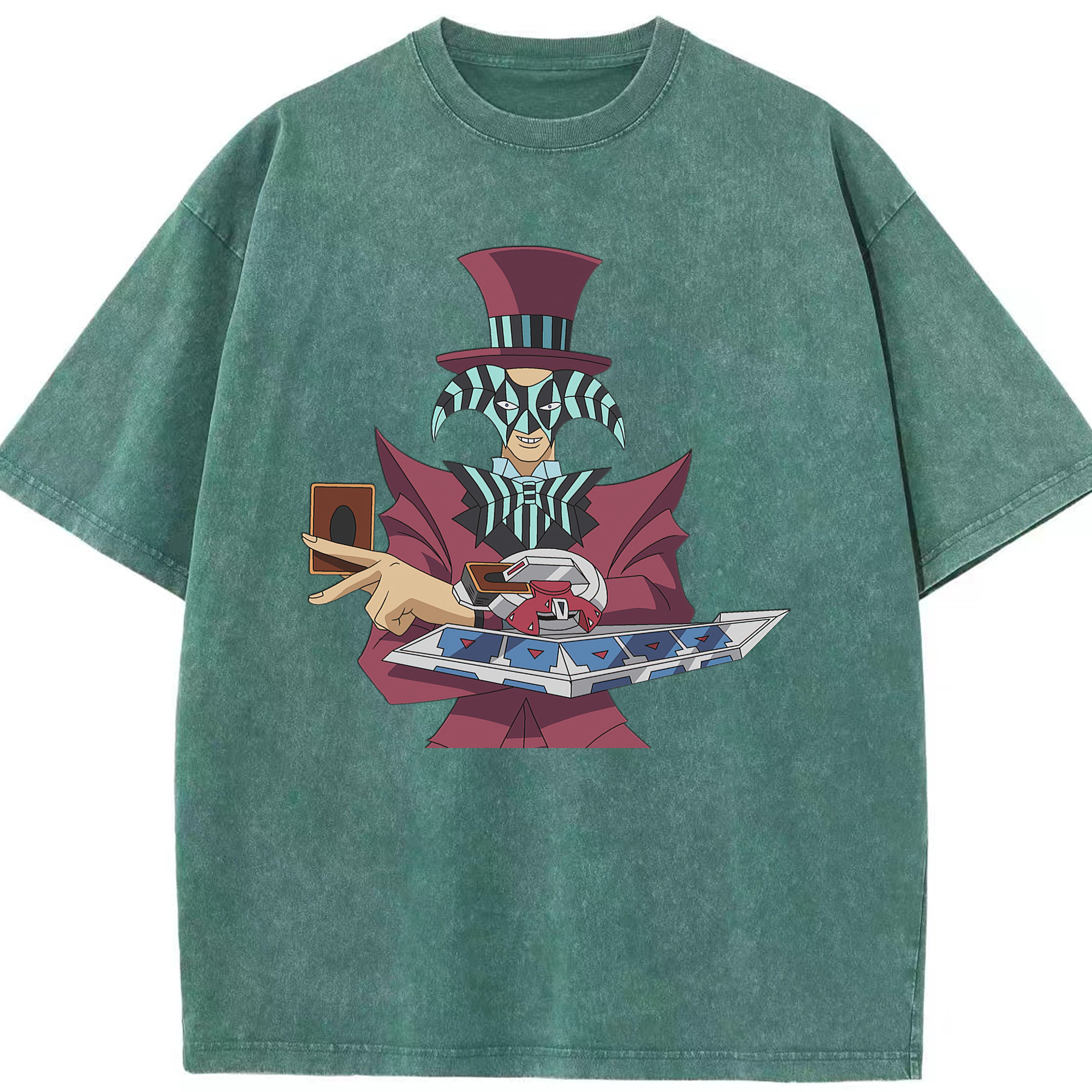 （画像用） 遊☆戯☆王 Yu-Gi-Oh! 綿100% ヴィンテージ風 半袖Tシャツ（フロントプリント）